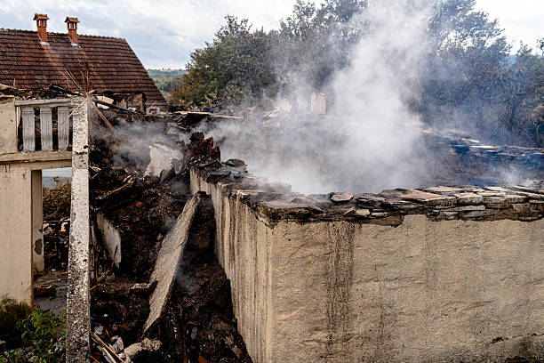 Professional Fire Damage Removal technician working in Riverside, NJ